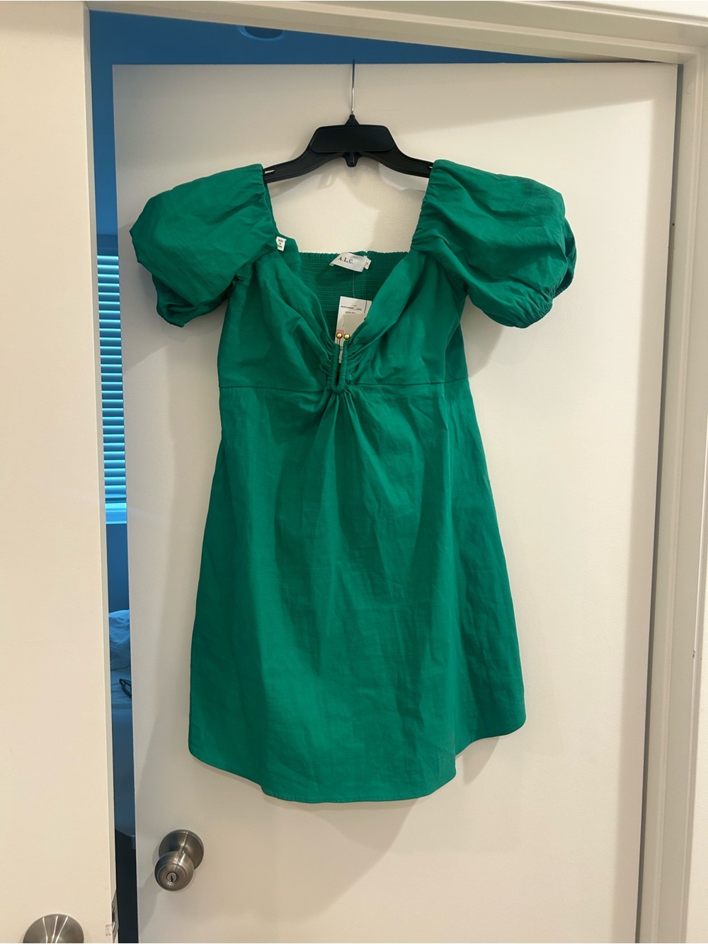 A.L.C. Emerald Puff-Sleeve Mini Dress
NWT